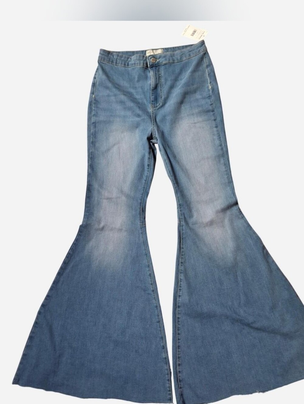 NWT Free People We The Free Just Float On Flare Jeans Bermondsey Blue 30